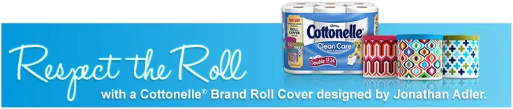 Cottonelle Toilet Paper Cover – Not Your Grandma’s Bathroom