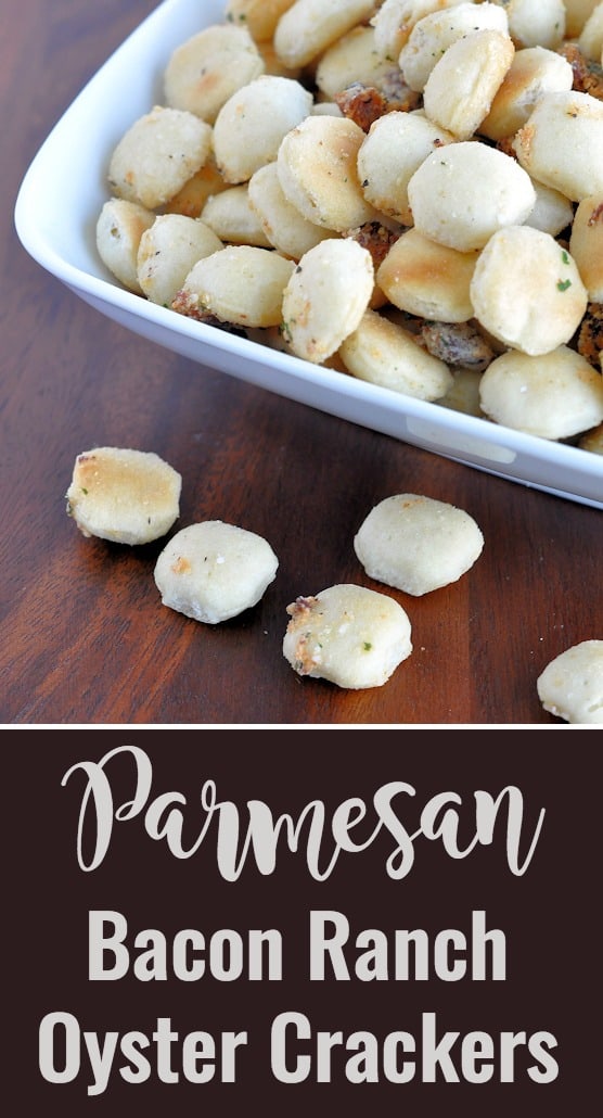 Parmesan bacon ranch oyster crackers recipe