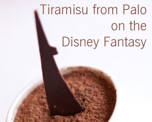Wordless Wednesday — Tiramisu from Palo on the Disney Fantasy