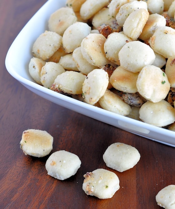 Parmesan Bacon Ranch Oyster Crackers