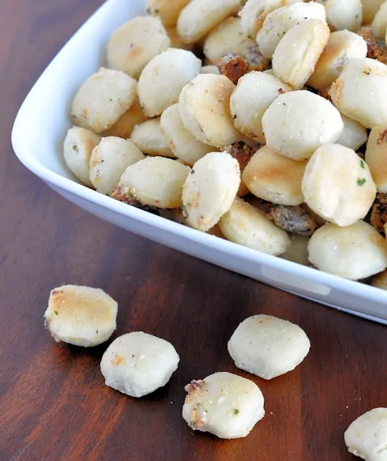 parmesan bacon ranch oyster crackers