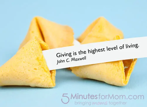 Giving Is The Highest Level Of Living