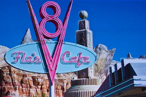 Flo's Cafe - Disney Cars Land Red Carpet event