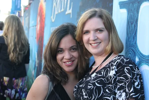 Lolli and Caryn at Brave Premiere