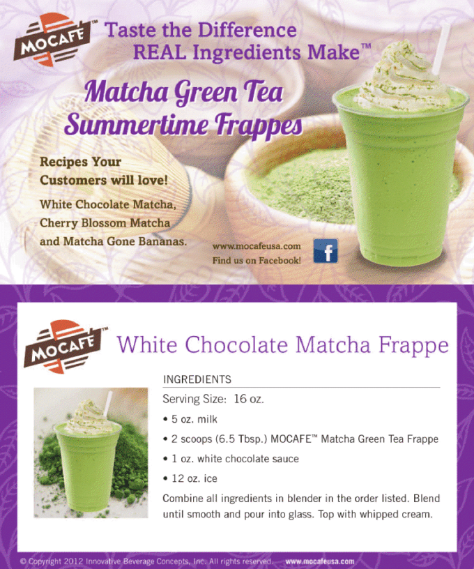 Mocafe Matcha Green Tea Lovers Blendtec Blender Giveaway 5 Minutes for Mom