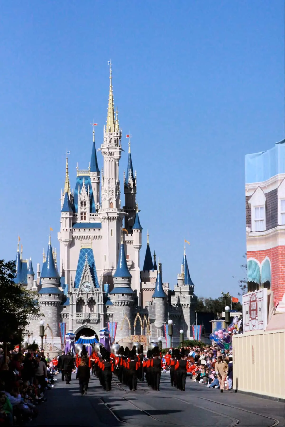 Disney Castle with Blue Sky