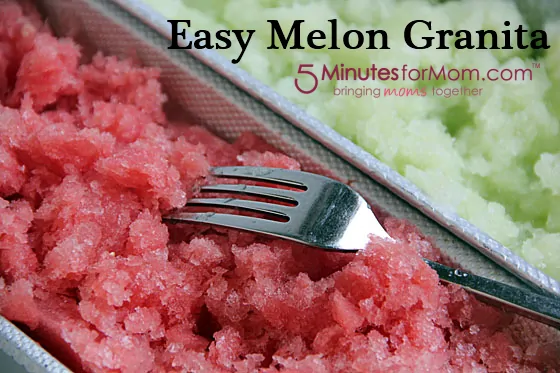 Easy Melon Granita recipe 5 Minutes for Food