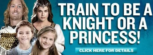 Knight and Princess Training at Medieval Times