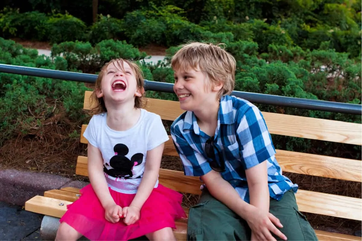 Olivia and Jackson at Disney