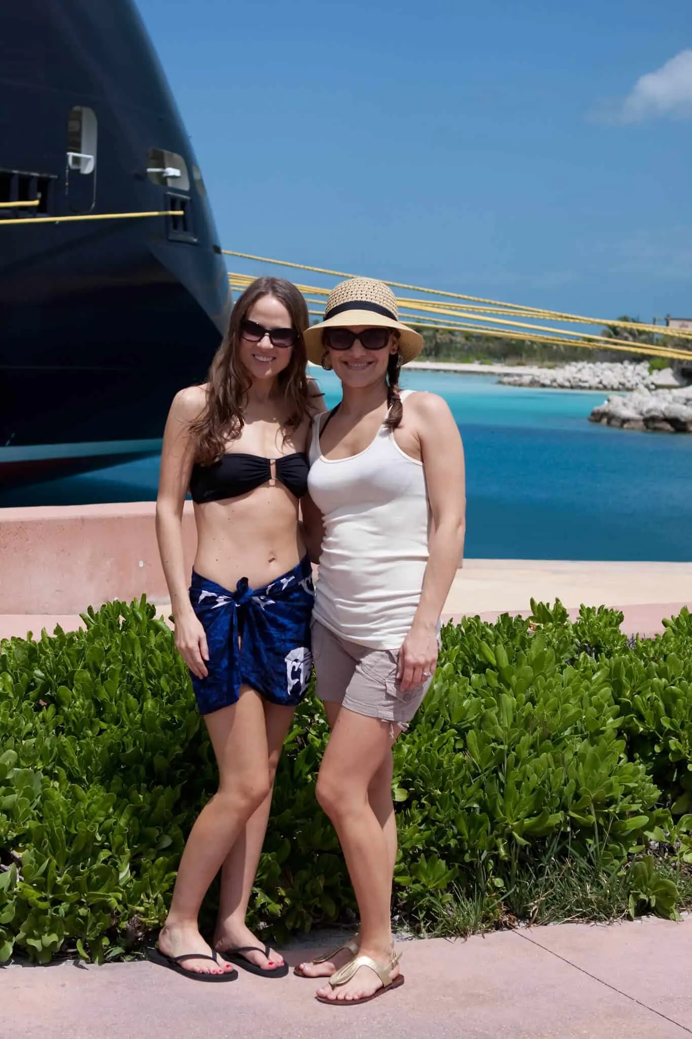 Two Moms Relaxing on a Disney Cruise