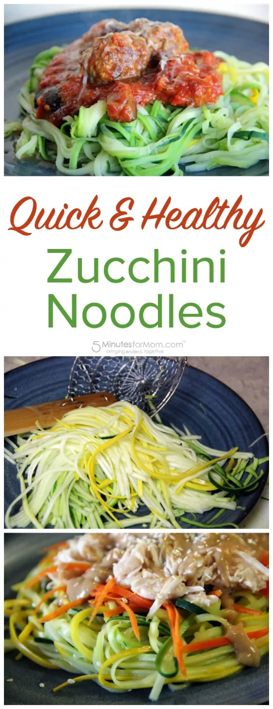 Quick and Healthy Zucchini Noodles