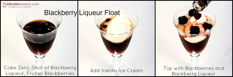 Blackberry-Liqueur-Float