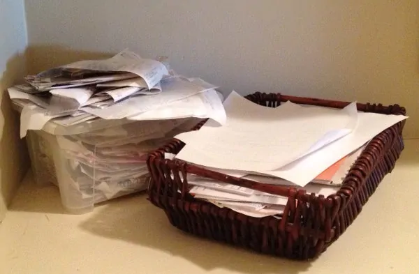 Easy Tip to Hide Paperwork