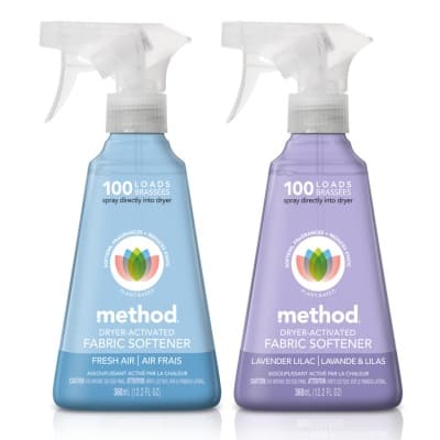 Method's Dryer-Activated Fabric Softener Spray - 5 Minutes for Mom Method's Dryer-Activated Fabric Softener Spray - 5 Minutes for Mom