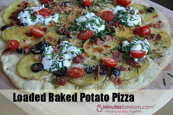 Loaded Baked Potato Pizza