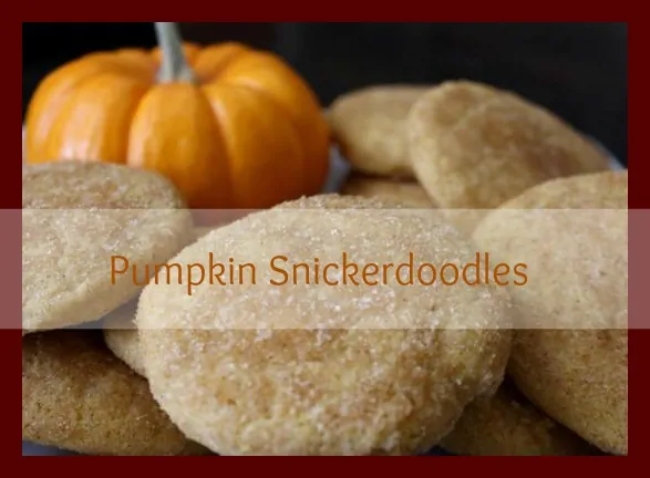 Pumpkin Snickerdoodles Recipe