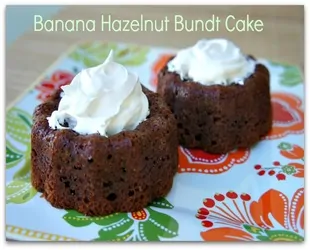 Banana Hazelnut Bundt Cake Recipe