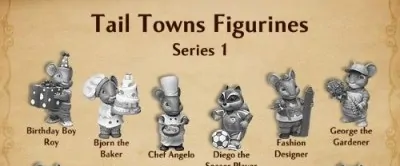 Tail Towns Friends Figurines by Ganz