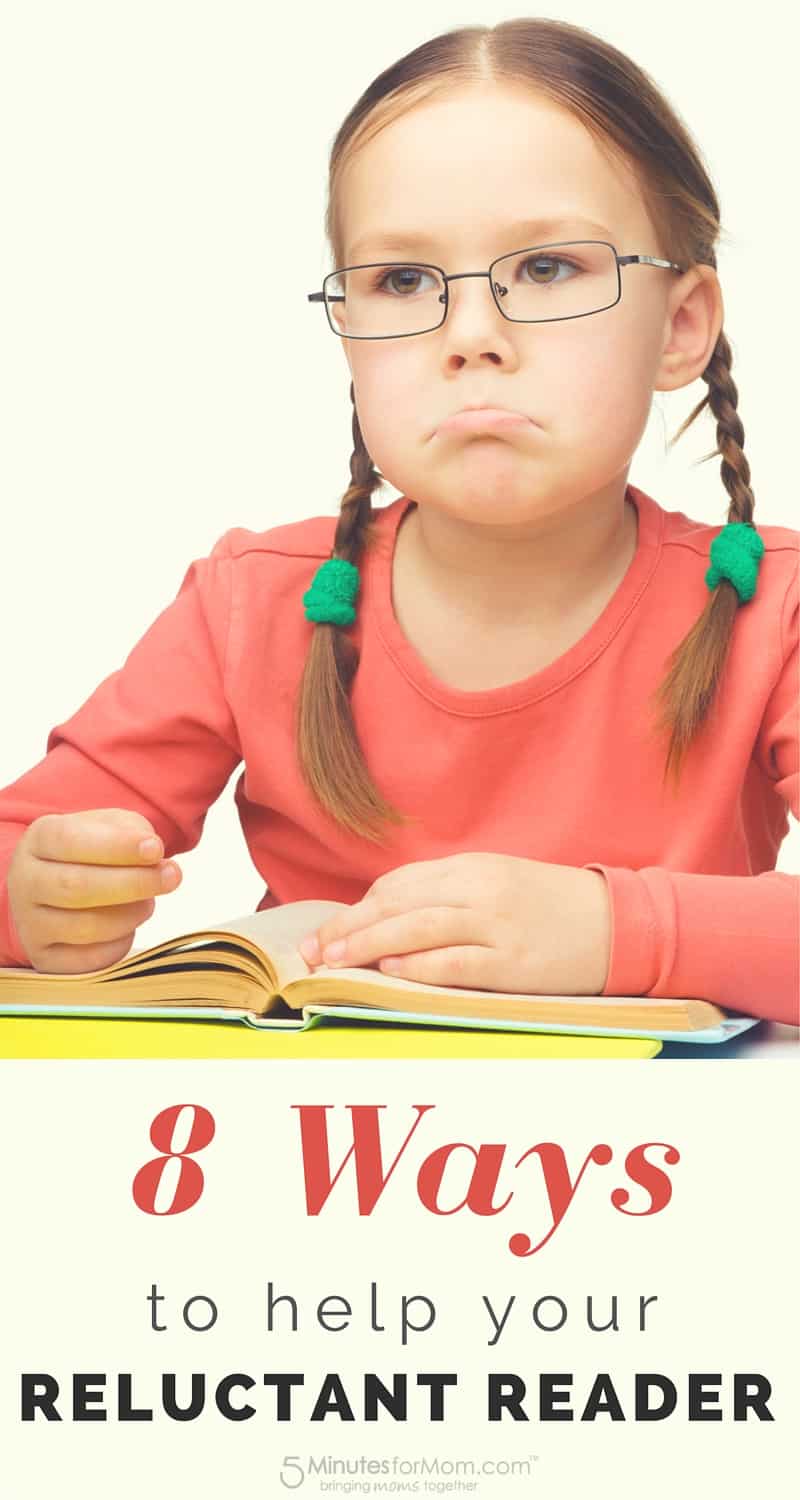 8 Ways to Help Your Reluctant Reader