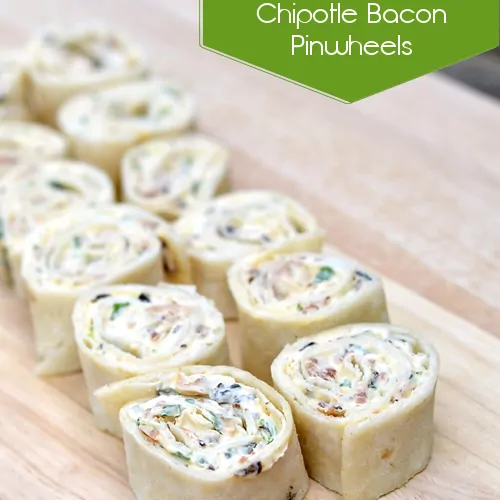 Chipotle Bacon Pinwheels Appetizer