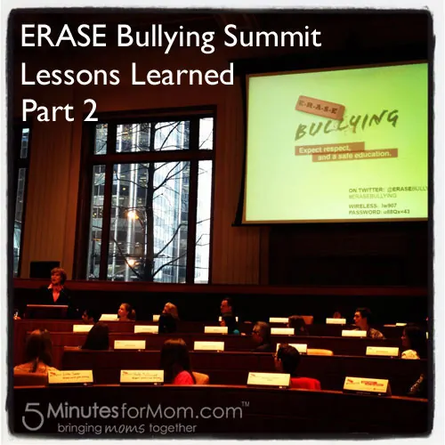 ERASE Bullying Summit – Lessons Learned – Part 2