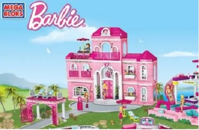 Mega Bloks Barbie Build ‘n Style Luxury Mansion (Review and Giveaway)