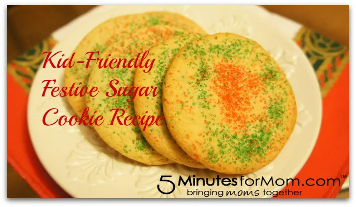 kid friendly festive sugar cookies