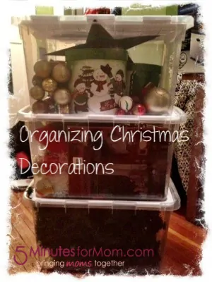 Organizing Christmas Decorations