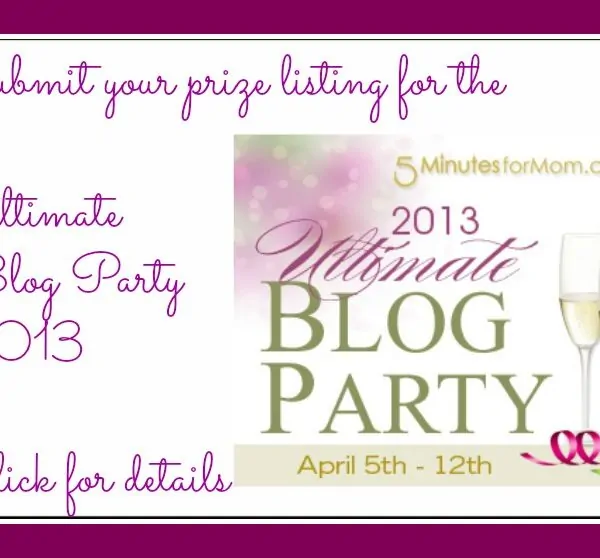 Ultimate Blog Party 2013 <br> Prize Submission Form