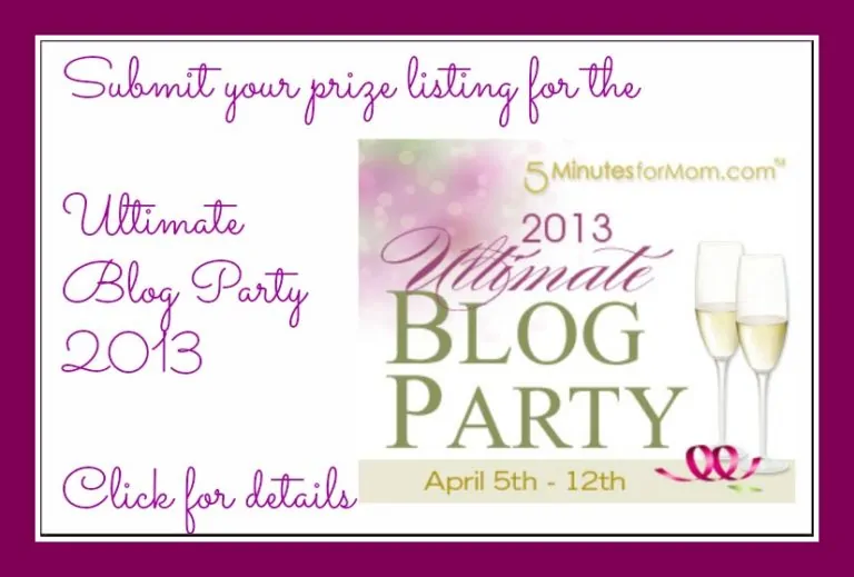 Ultimate Blog Party 2013  Prize Submission Form
