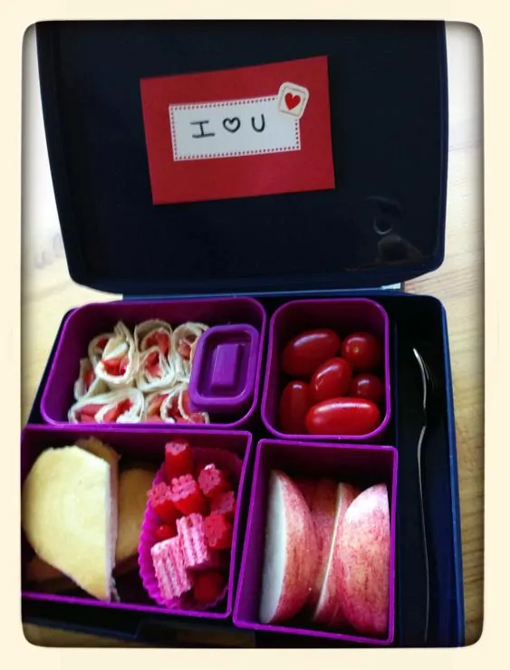 bento lunch box for valentine's day