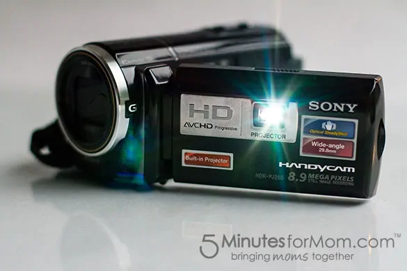 Sony Handycam with Projector — Capture and Project Your Family’s Memories