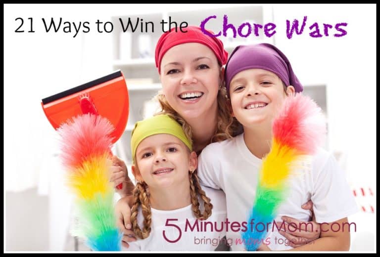 21 Ways to Win the Chore Wars Today