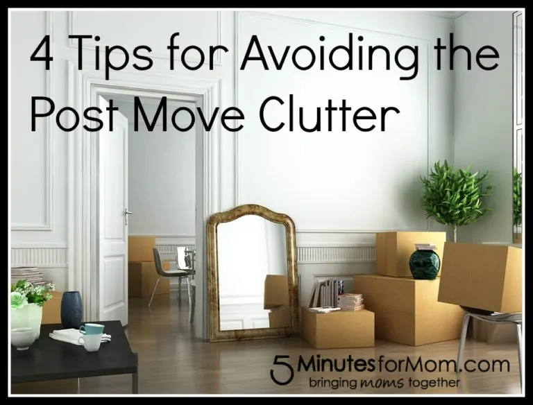 4 Tips for Avoiding the Post Move Clutter