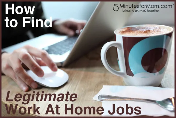 How to Find Legitimate #WorkAtHome Jobs