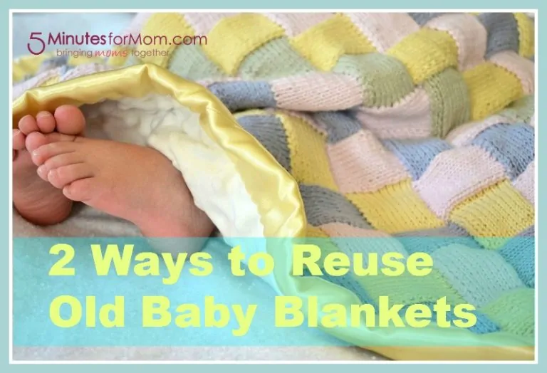 2 Ways to Reuse Baby Blankets