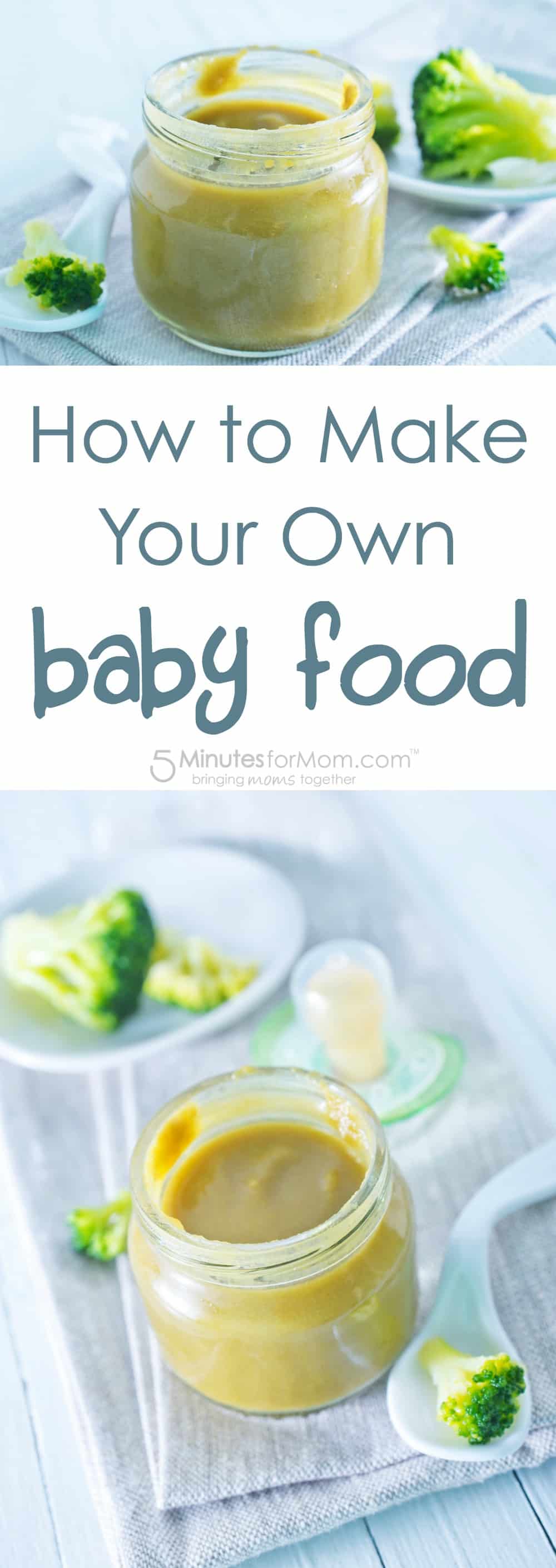 How to make your own baby food