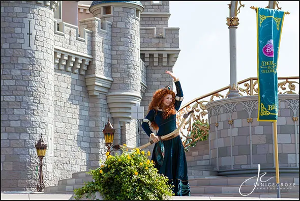 Princess Merida’s Induction into the Disney Princess Royal Court