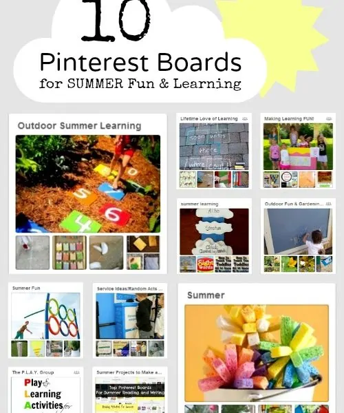 Summer Fun and Learning with Pinterest