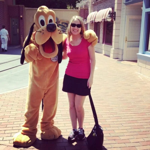 Wordless Wednesday- Hanging Out with Goofy