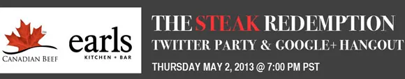 Steak Redemption Twitter Party and Hangout