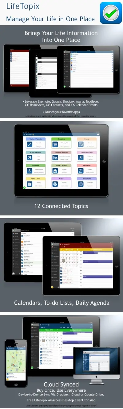 LifeTopix Manage Your Life In One Place