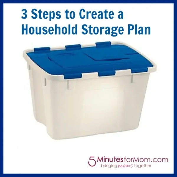 Tackling a Household Storage Plan