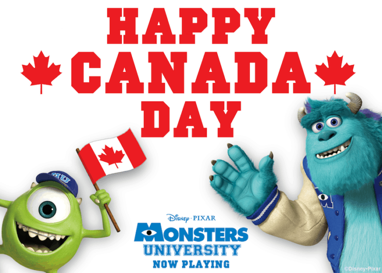 Happy Canada Day from Monsters University #monstersu – LinkUp!