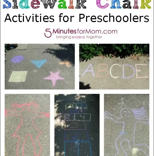 Sidewalk Chalk Activities for Preschoolers