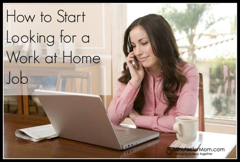 How To Start Looking For A Work-At-Home Job