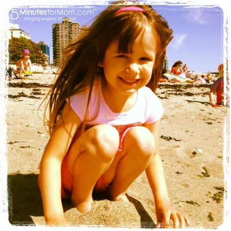 Wordless Wednesday – Sophia at the Beach