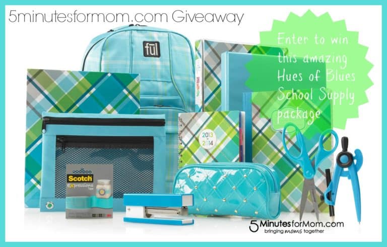 Back to School with OfficeMax Hues of Blues #Giveaway #backtoschool