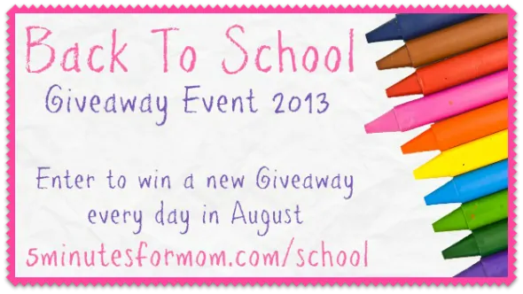 Back to School Giveaway Event 2013 #BackToSchool