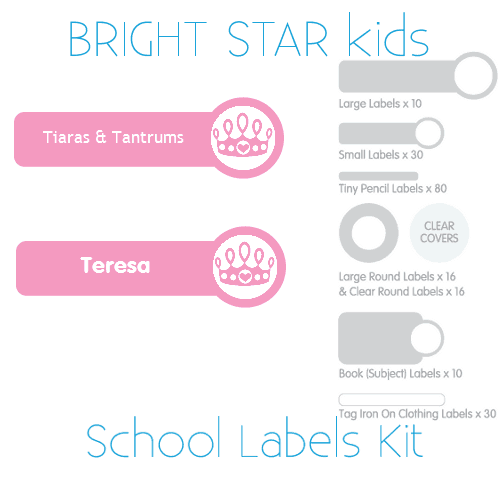 Bright Star Kids School Labels Kit Keep Your Items Close at Hand 5
